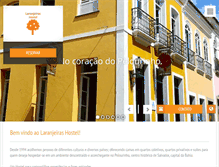 Tablet Screenshot of laranjeirashostel.com.br